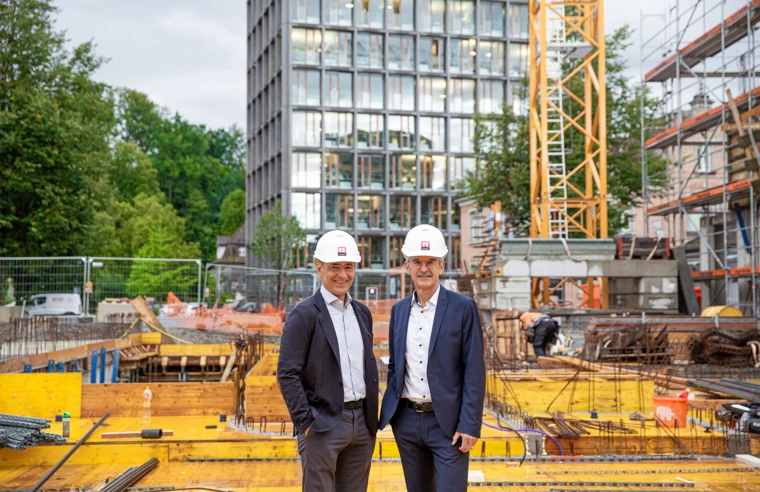 Hubert Rhomberg (l.) und Ernst Thurnher (r.), Geschäftsführer der Rhomberg Holding. Hubert Rhomberg (l.) und Ernst Thurnher (r.), Geschäftsführer der Rhomberg Holding.